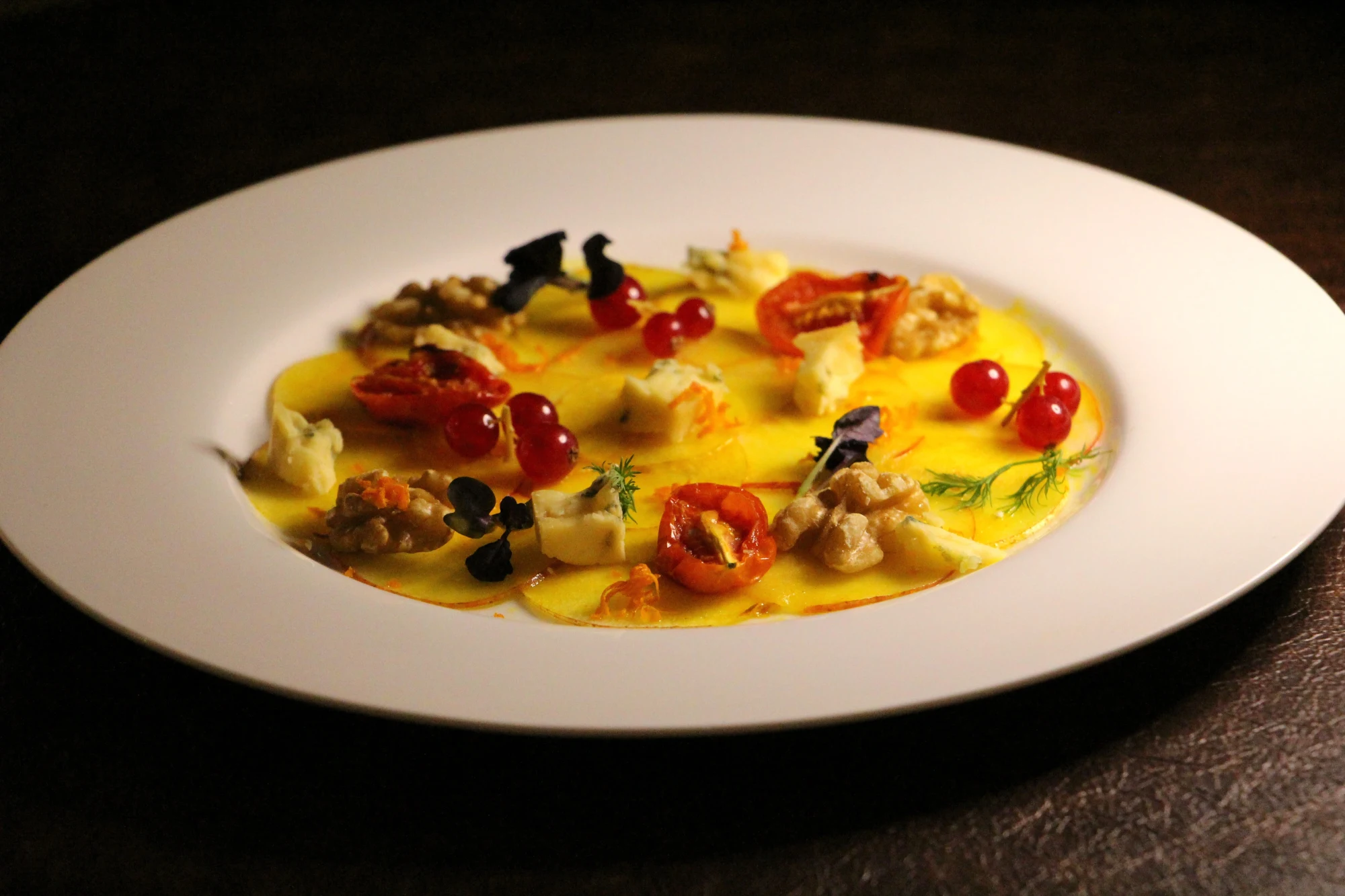Signature dish — precision on the plate